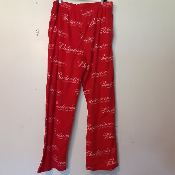 Budweiser logo Allover Microfleece Lounge Pajama Pants 2X-Large - Picture 6 of 9